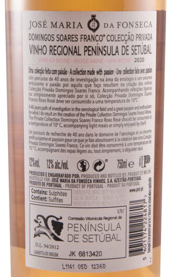2020 DSF Roxo Colecção Privada Limited Edition rosé