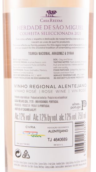 2021 Herdade de São Miguel Colheita Seleccionada rosé