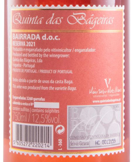 2021 Quinta das Bágeiras Reserva rosé