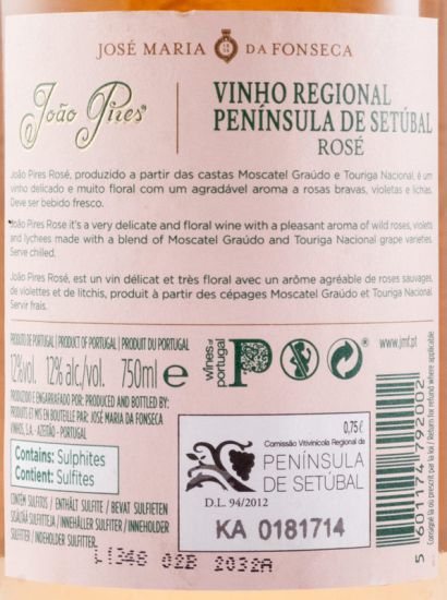 2021 José Maria da Fonseca João Pires rosé