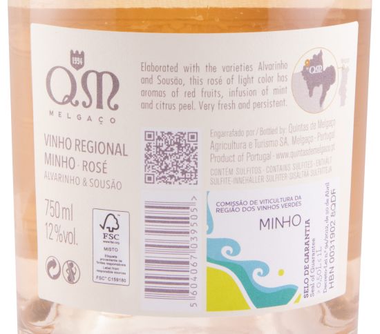 2021 Quintas de Melgaço QM rosé