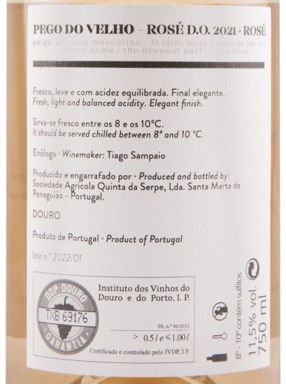 2021 Pego do Velho do Douro rosé