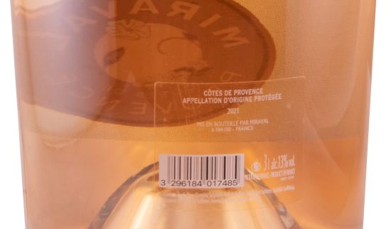 2021 Miraval Côtes de Provence rosé 3L
