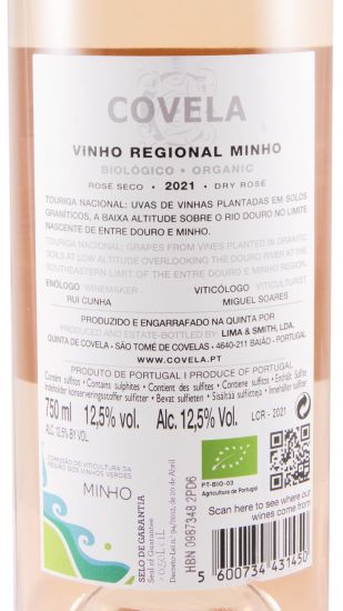 2021 Covela biológico rosé