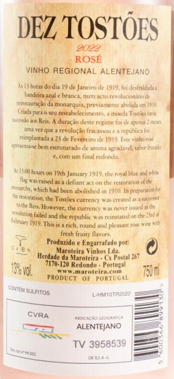 2022 Herdade da Maroteira Dez Tostões rosé