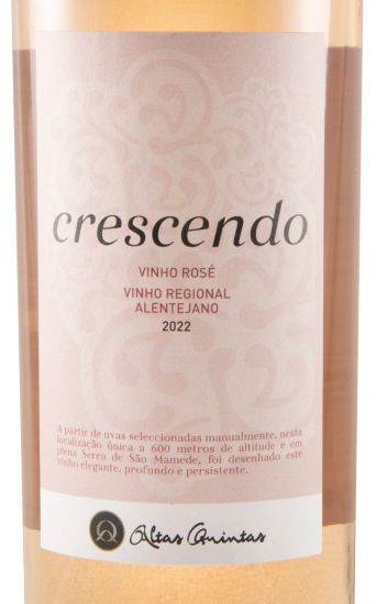 2022 Altas Quintas Crescendo rosé