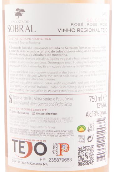 2022 Encosta do Sobral Selection rosé