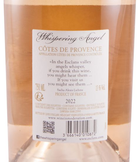 2022 Château d'Esclans Whispering Angel Côtes de Provence rosé