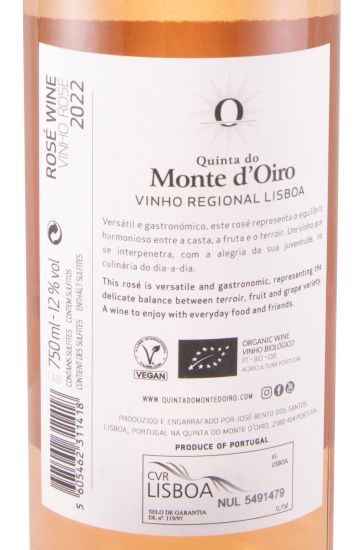 2022 Quinta do Monte d'Oiro rosé