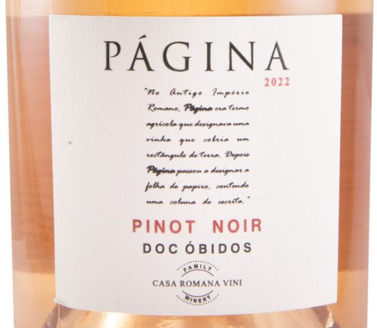 2022 Página Pinot Noir rosé