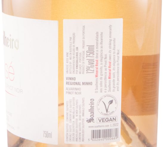 2022 Soalheiro Alvarinho & Pinot Noir rosé