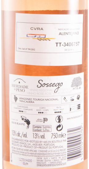 2022 Herdade do Peso Sossego rosé