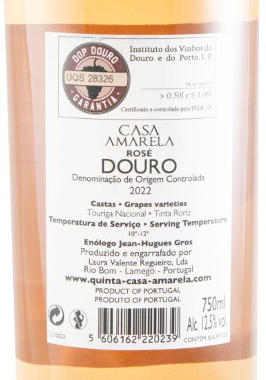 2022 Casa Amarela rosé
