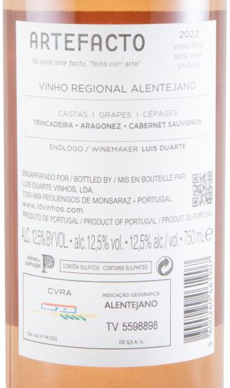 2022 Artefacto rosé