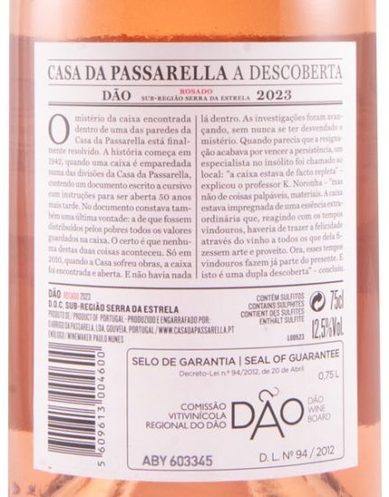 2023 Casa da Passarella A Descoberta rosé