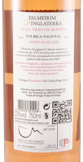2022 Palmeirim d'Inglaterra rosé