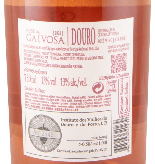 2023 Quinta da Gaivosa Rosé da Gaivosa rosé