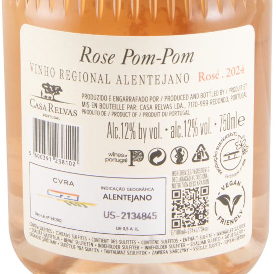 2024 Casa Relvas Pom-Pom rosé