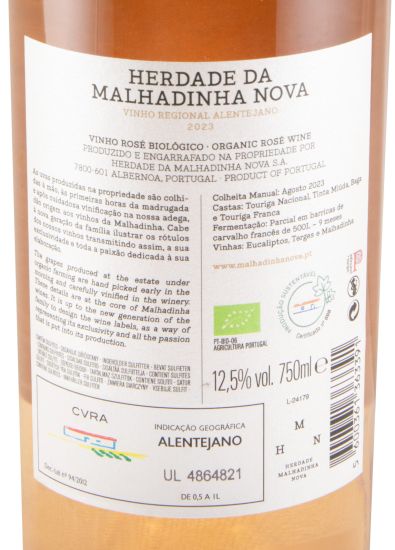 2023 Malhadinha biológico rosé