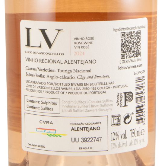 2024 Lobo de Vasconcellos LV rosé