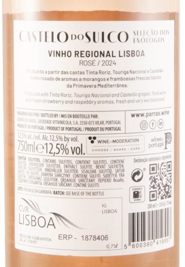 2024 Castelo do Sulco Seleção dos Enólogos rosé (damaged label)