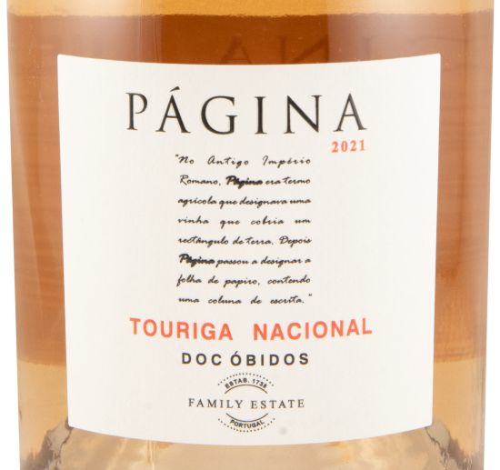 2021 Página Touriga Nacional rosé