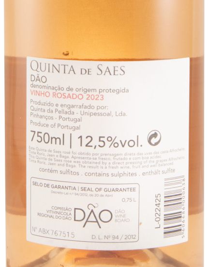 2023 Quinta de Saes rosé