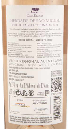 2024 Herdade de São Miguel Colheita Seleccionada rosé