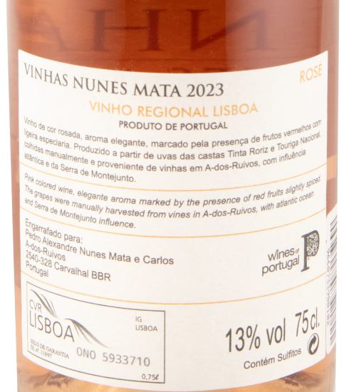 2023 Vinhas Nunes Mata rosé