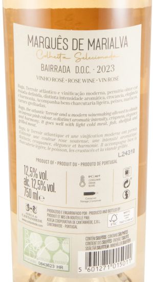 2023 Marquês de Marialva Colheita Seleccionada rosé (rótulo danificado)