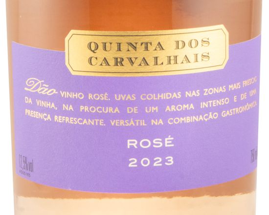 2023 Quinta dos Carvalhais rosé (rótulo danificado)