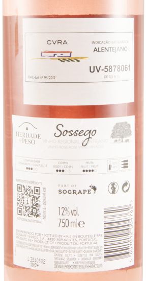 2024 Herdade do Peso Sossego rosé
