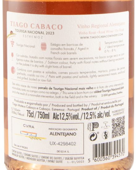 2023 Tiago Cabaço Touriga Nacional rosé