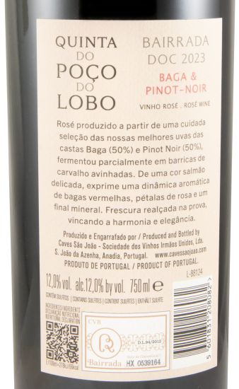 2023 Quinta do Poço do Lobo Reserva rosé