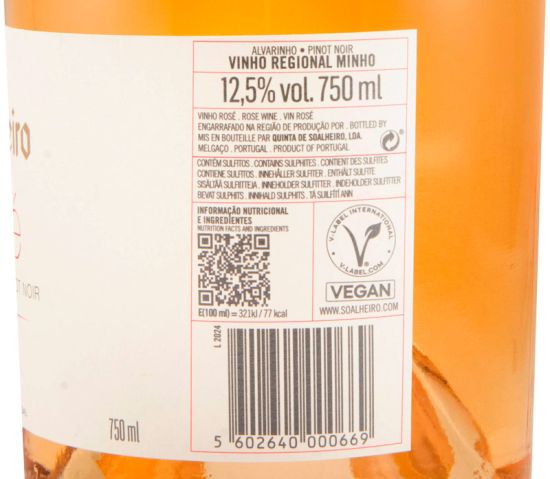 2024 Soalheiro Mineral Alvarinho & Pinot Noir rosé