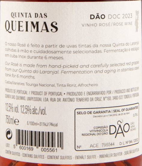 2023 Quinta das Queimas rosé