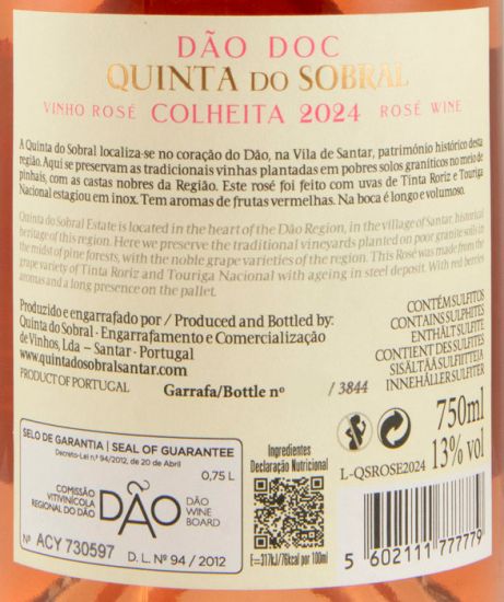 2024 Quinta do Sobral rosé