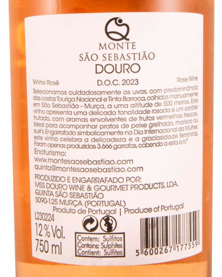 2023 Monte São Sebastião rosé