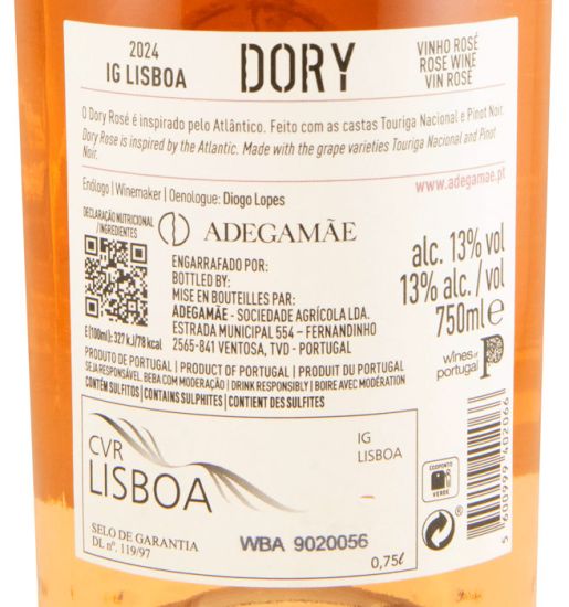 2024 AdegaMãe Dory rosé