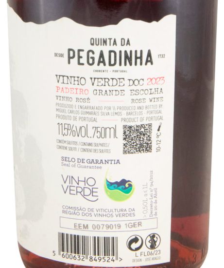 2023 Quinta da Pegadinha Padeiro Grande Escolha rosé