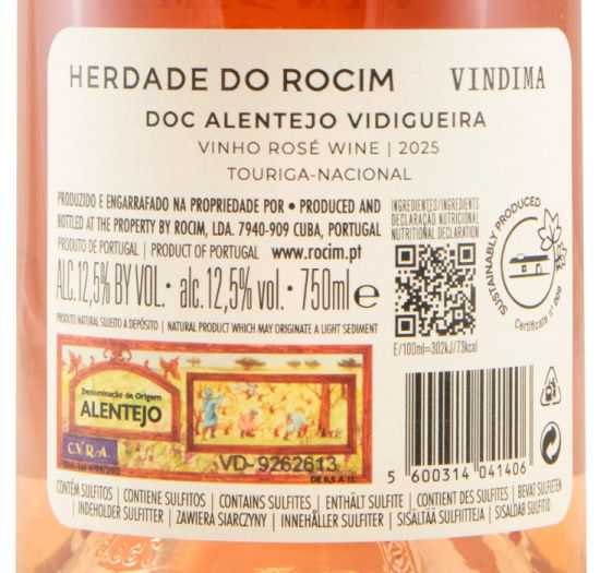 2025 Herdade do Rocim Vindima rosé