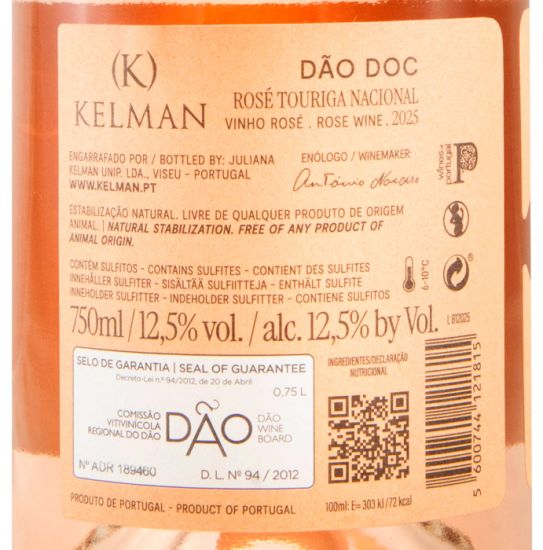 2025 Kelman Touriga Nacional rosé