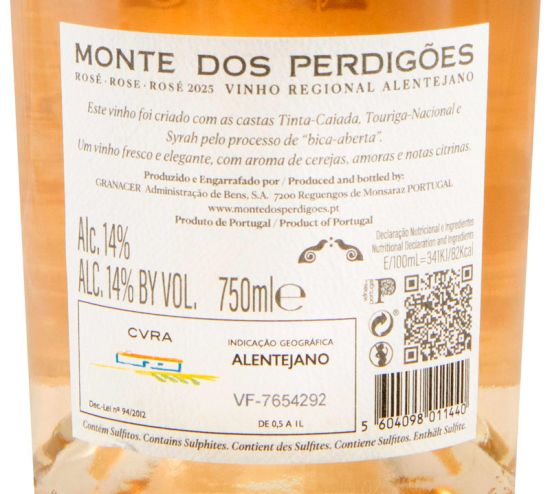 2025 Monte dos Perdigões rosé