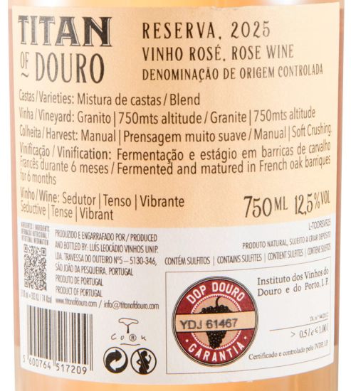 2024 Titan of Douro Reserva rosé