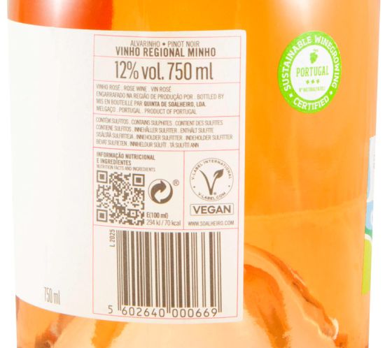 2025 Soalheiro Alvarinho & Pinot Noir rosé