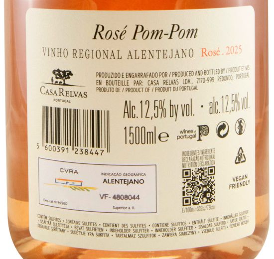 2025 Casa Relvas Pom-Pom rosé 1,5L