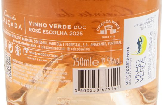 2025 Quinta da Calçada rosé