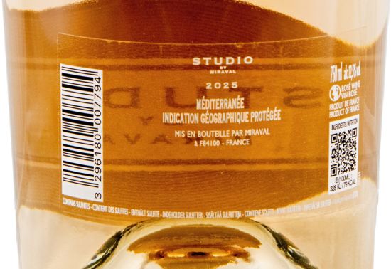 2025 Studio by Miraval Côtes de Provence rosé