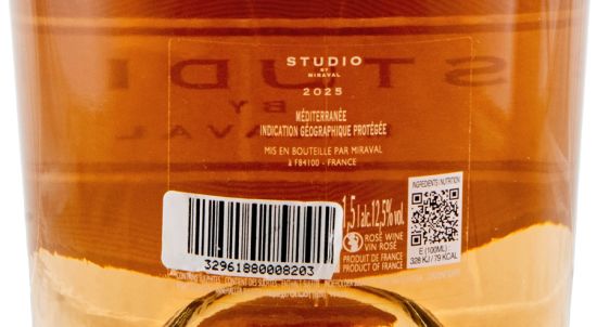 2025 Studio by Miraval Côtes de Provence rosé 1.5L