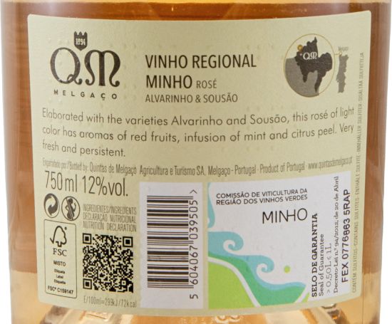 2025 Quintas de Melgaço QM rosé
